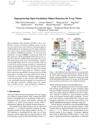 Cover of Superpowering Open-Vocabulary Object Detectors for X-ray Vision