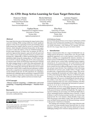 Cover of AL-GTD: Deep Active Learning for Gaze Target Detection
